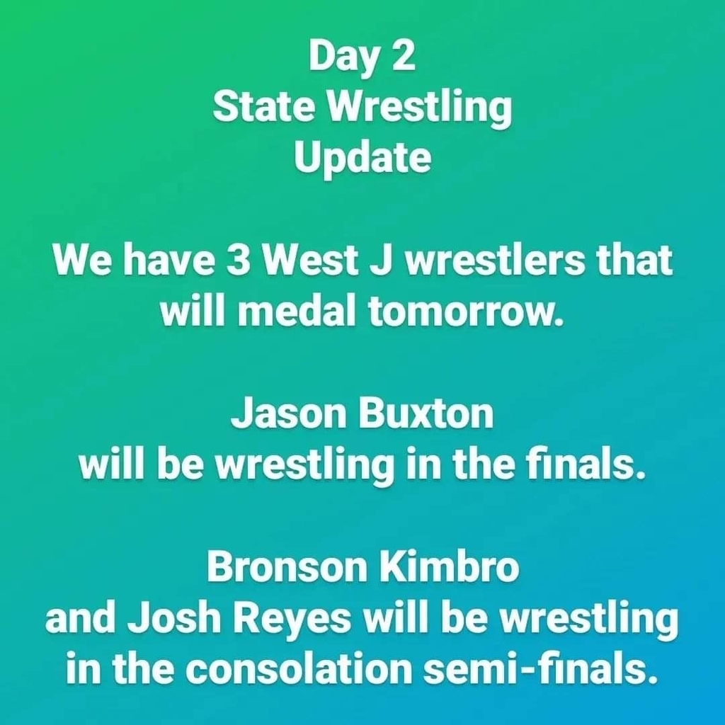 Day 2 State Wrestling 