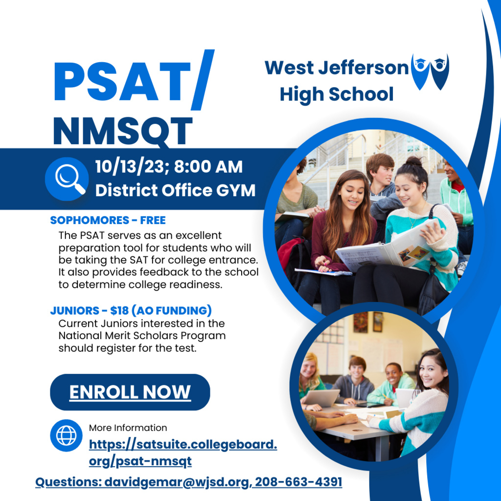 PSAT/NMSQT Testing 2023